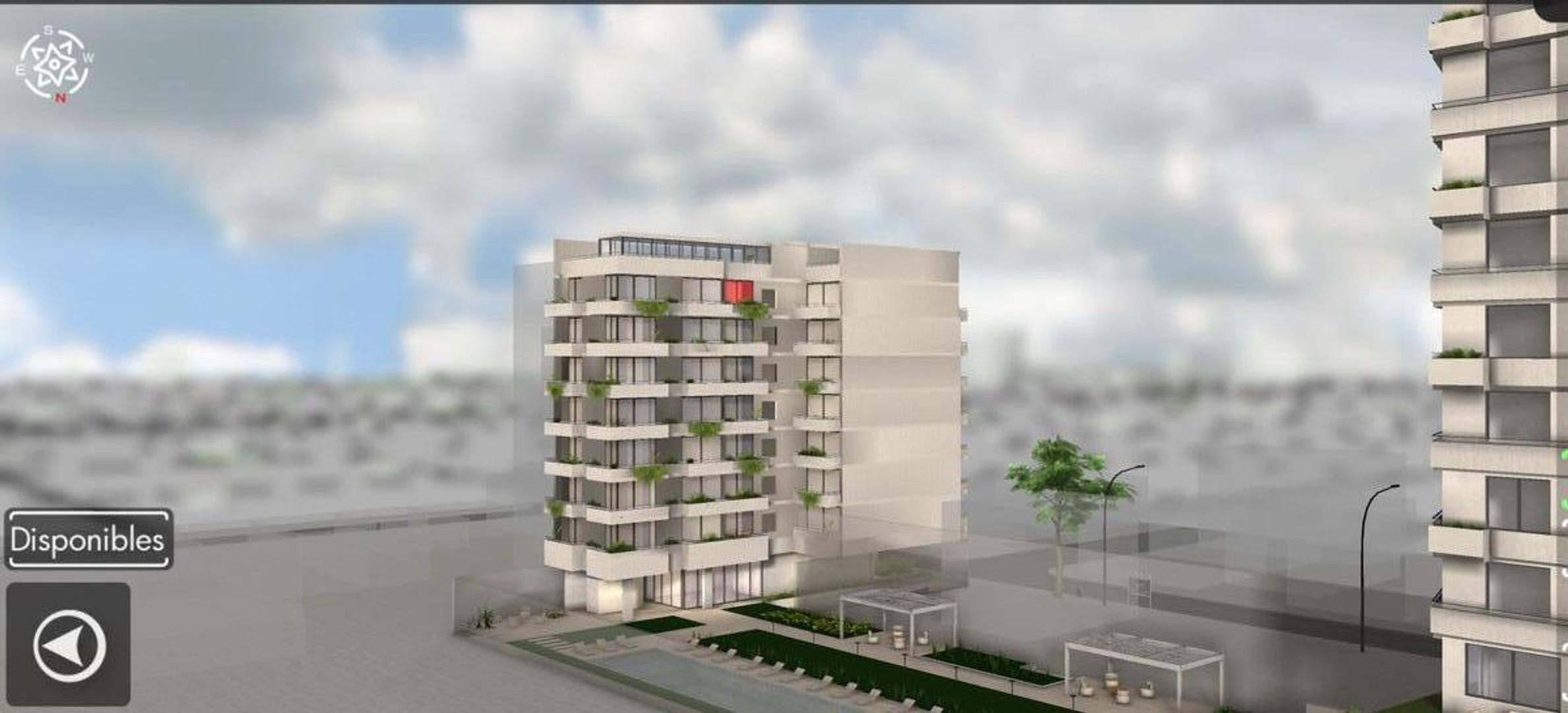 Departamento 2 ambientes con 1 baño