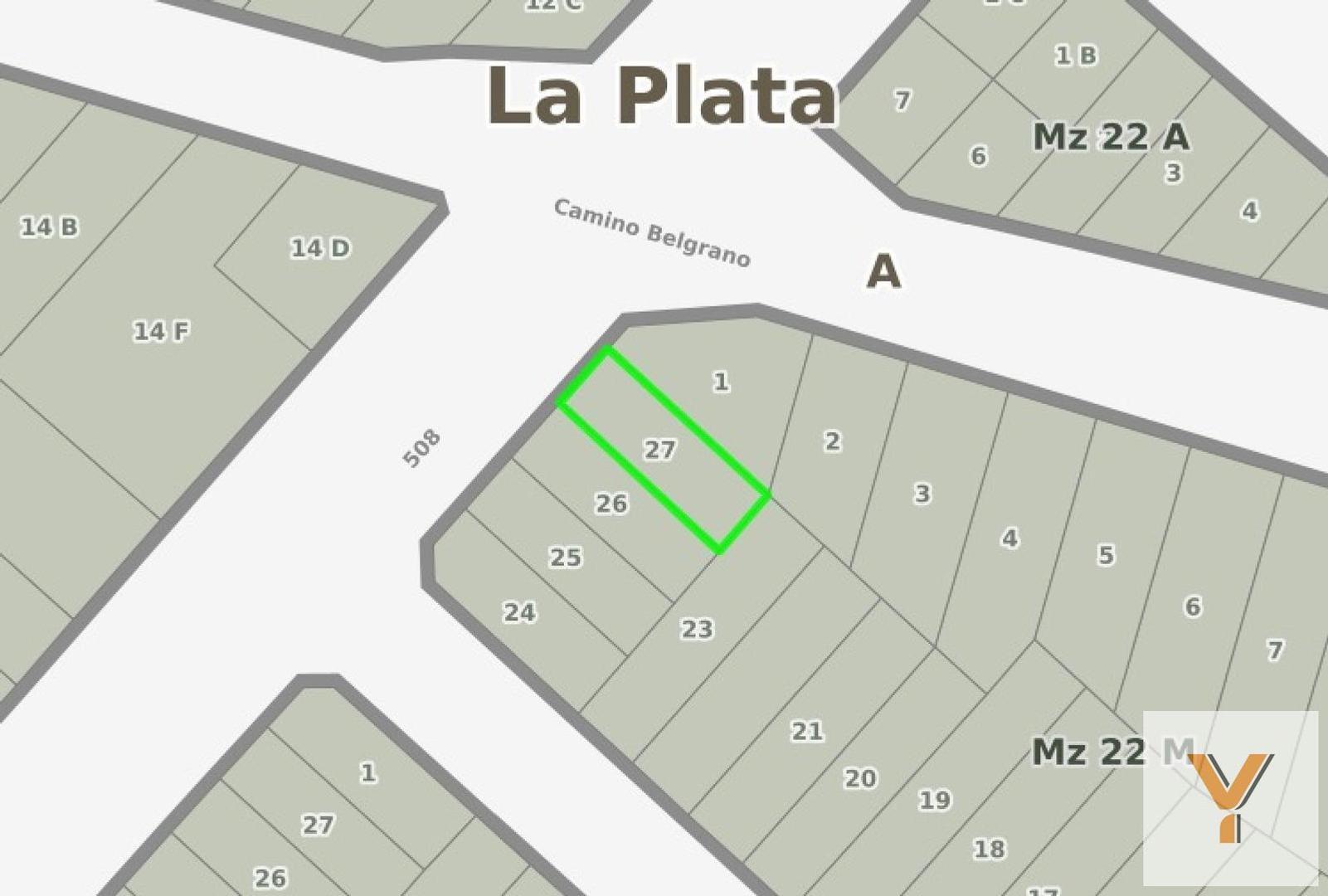 Terreno en Venta en Manuel B Gonnet, USD 150.000