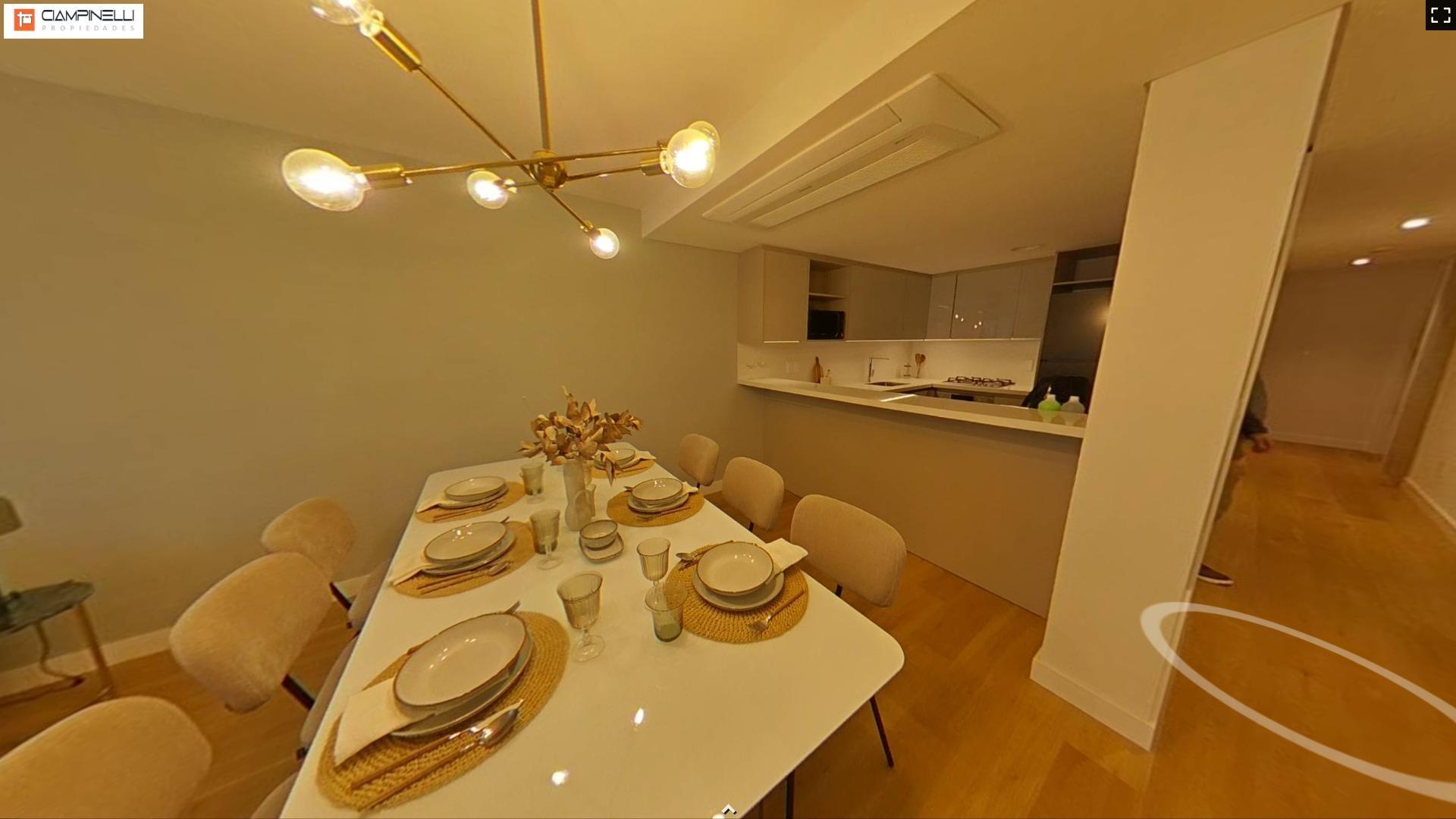 Departamento 4 ambientes con 3 baños