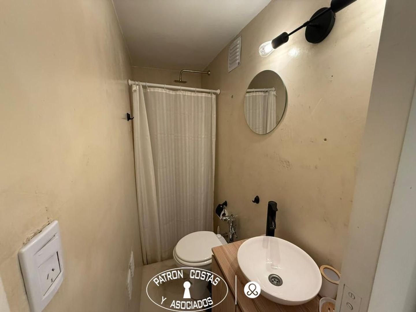 Departamento Monoambiente con 1 baño