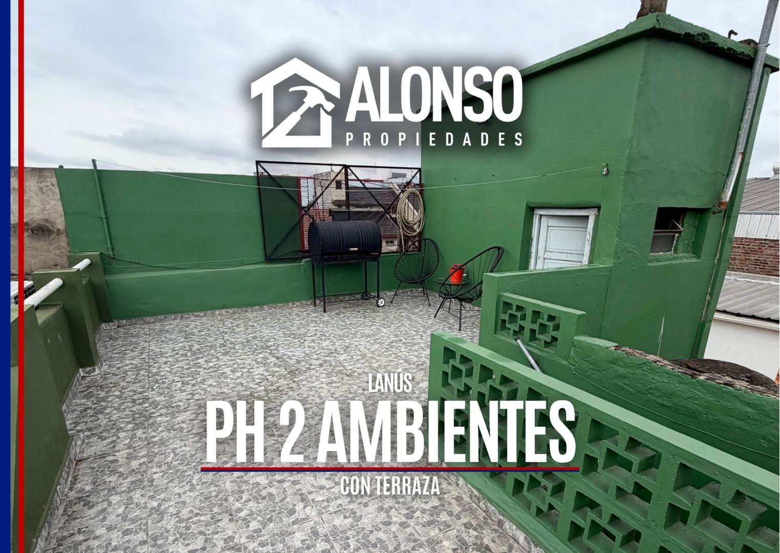 Ph 2 ambientes con terraza en venta en Lanus Oeste