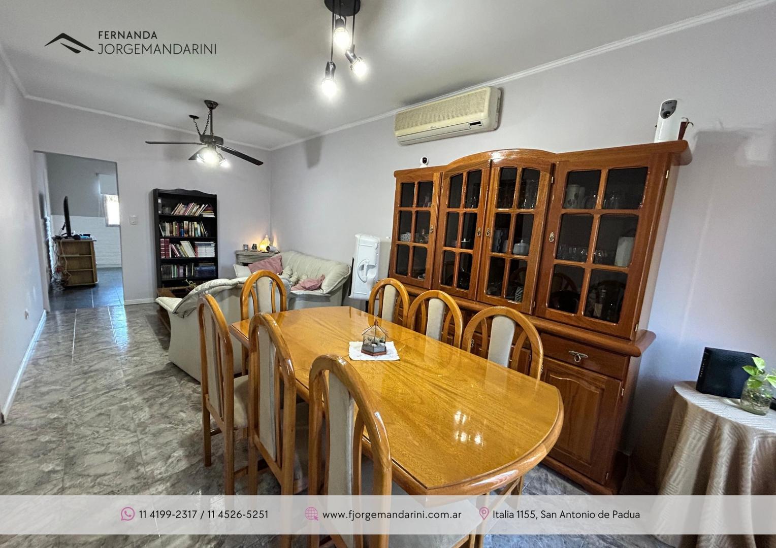 Casa 3 ambientes con 1 baño