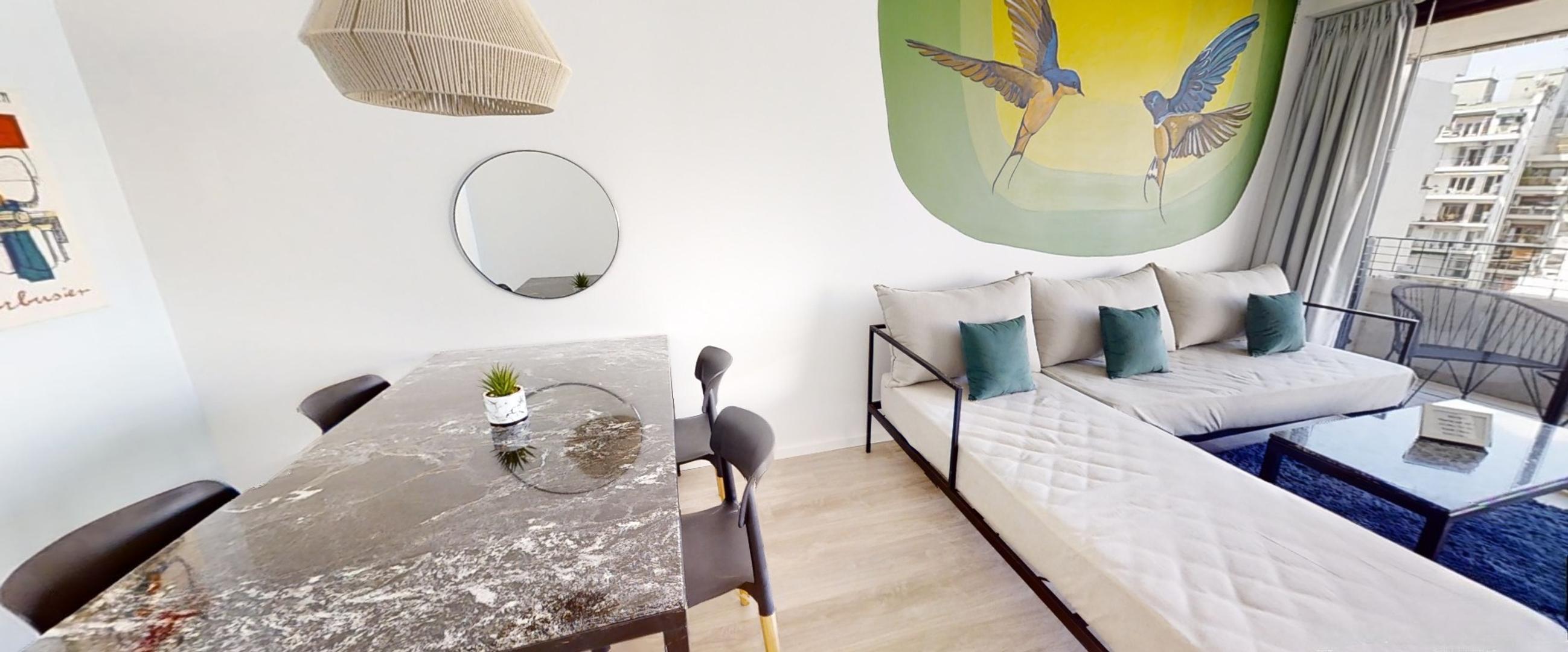 2 ambientes con balcón al frente en Palermo | Paraguay 4009