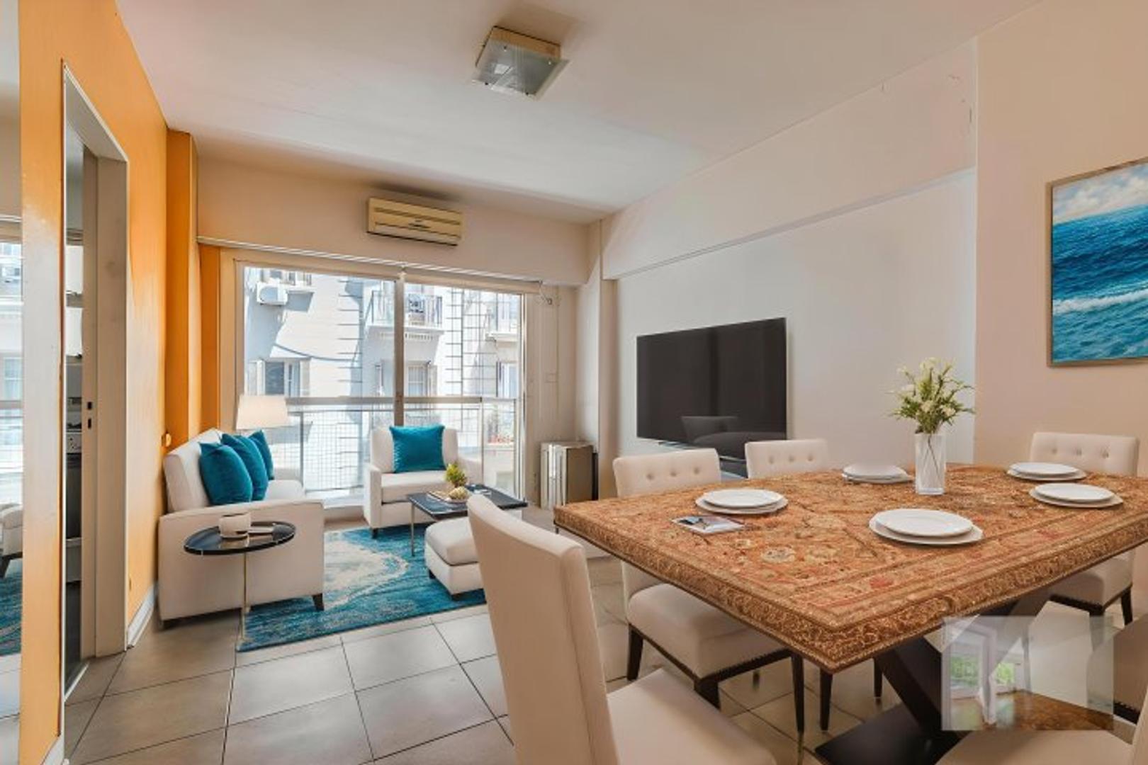 VENTA DEPARTAMENTO DOS AMBIENTES CON BALCON AL FRENTE RETIRO / RECOLETA