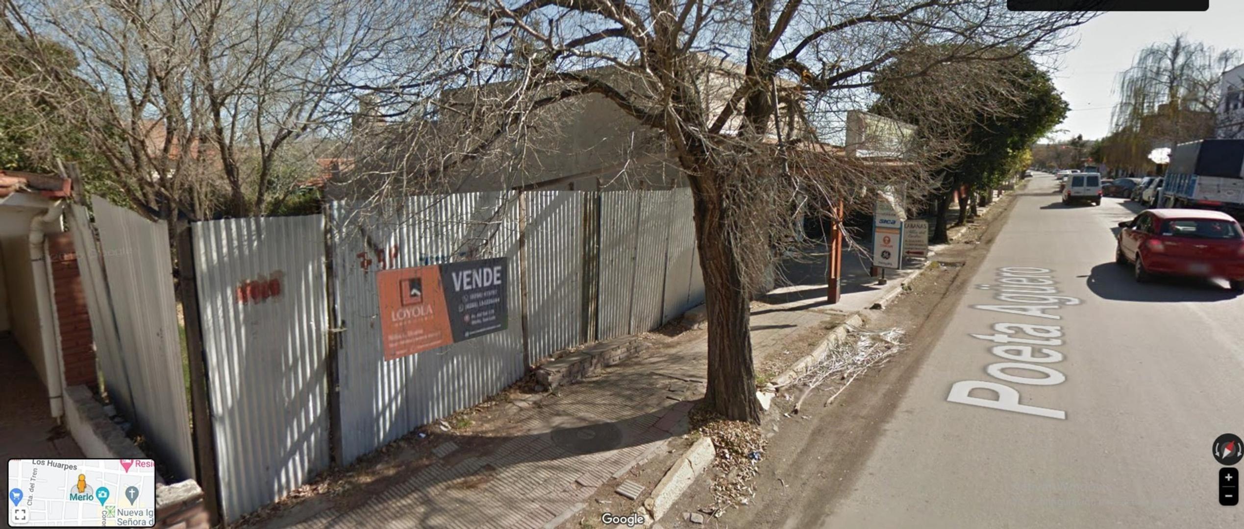 Lote comercial céntrico sobre calle Poeta Agüero