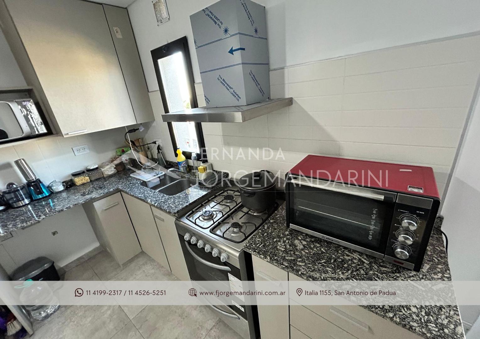 Departamento 2 ambientes con 1 baño