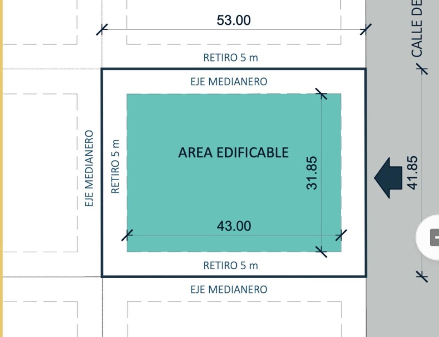 Terreno en Venta de 2218,0 m2