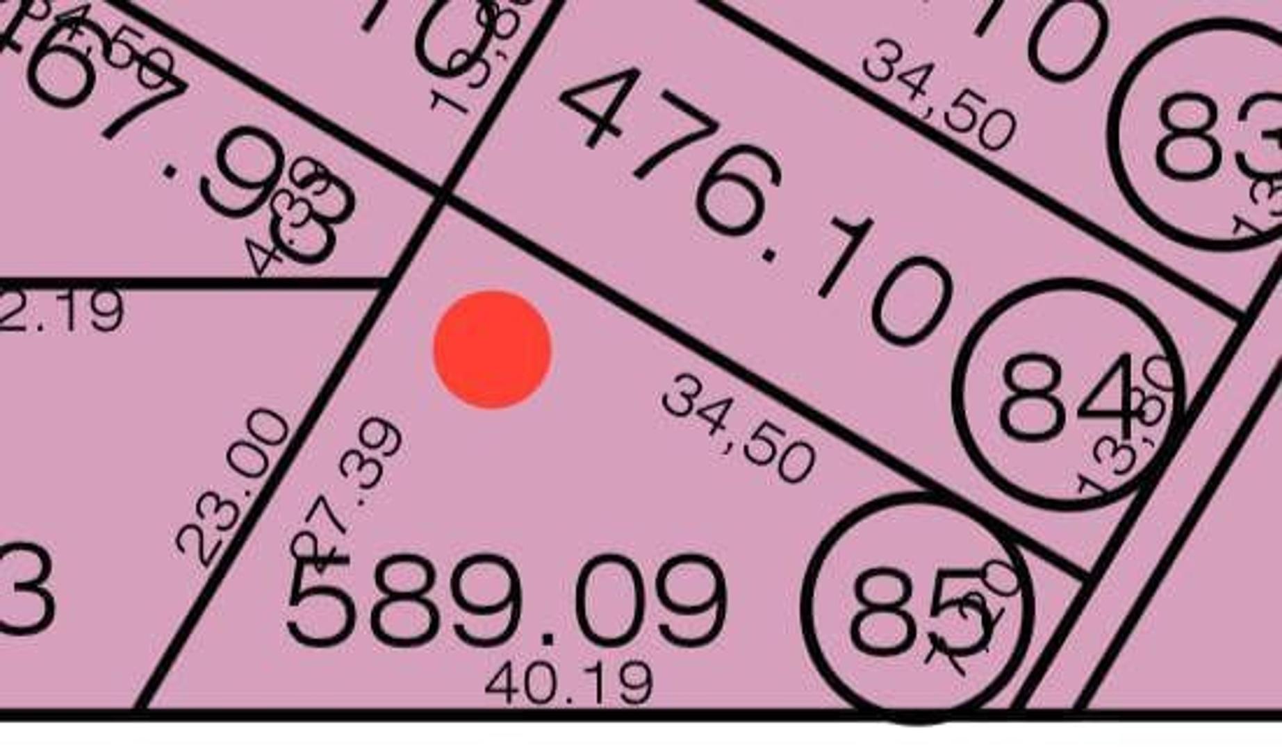 Terreno en Venta de 509,0 m2