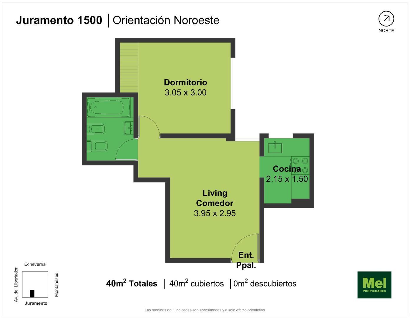 Juramento 1578 , Piso 4