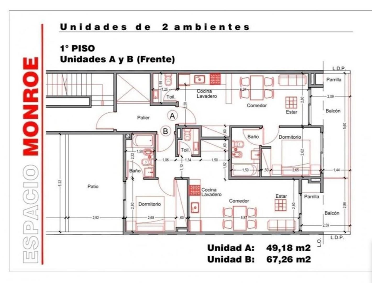 Departamento en Venta en Villa Urquiza, USD 99.000