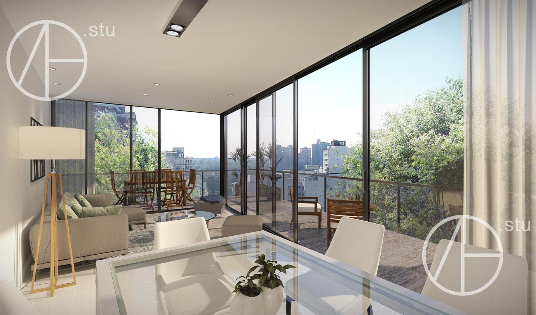 Departamento en venta 3 ambientes en Palermo.