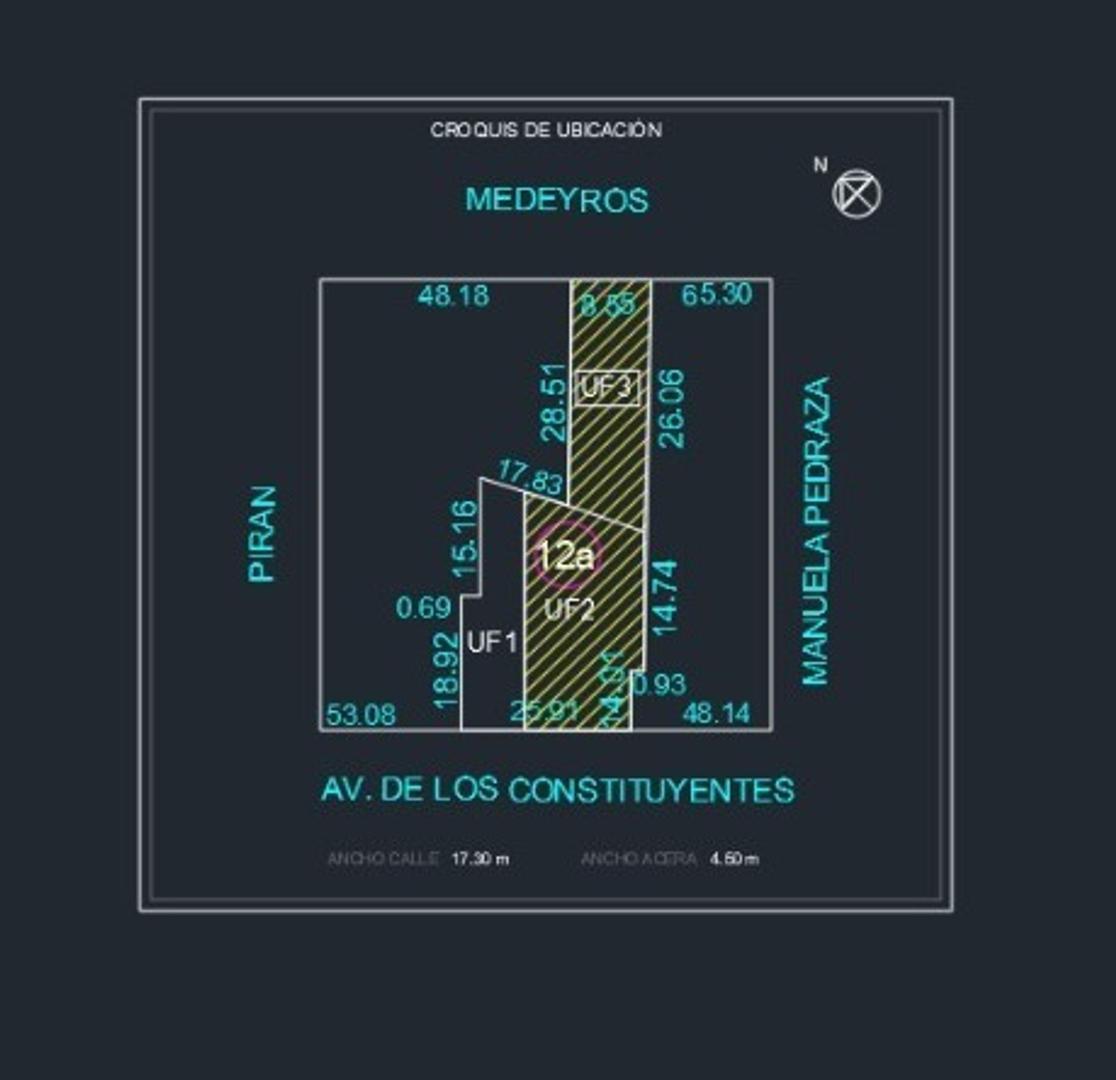 Terreno en Venta en Villa Urquiza, USD 980.000