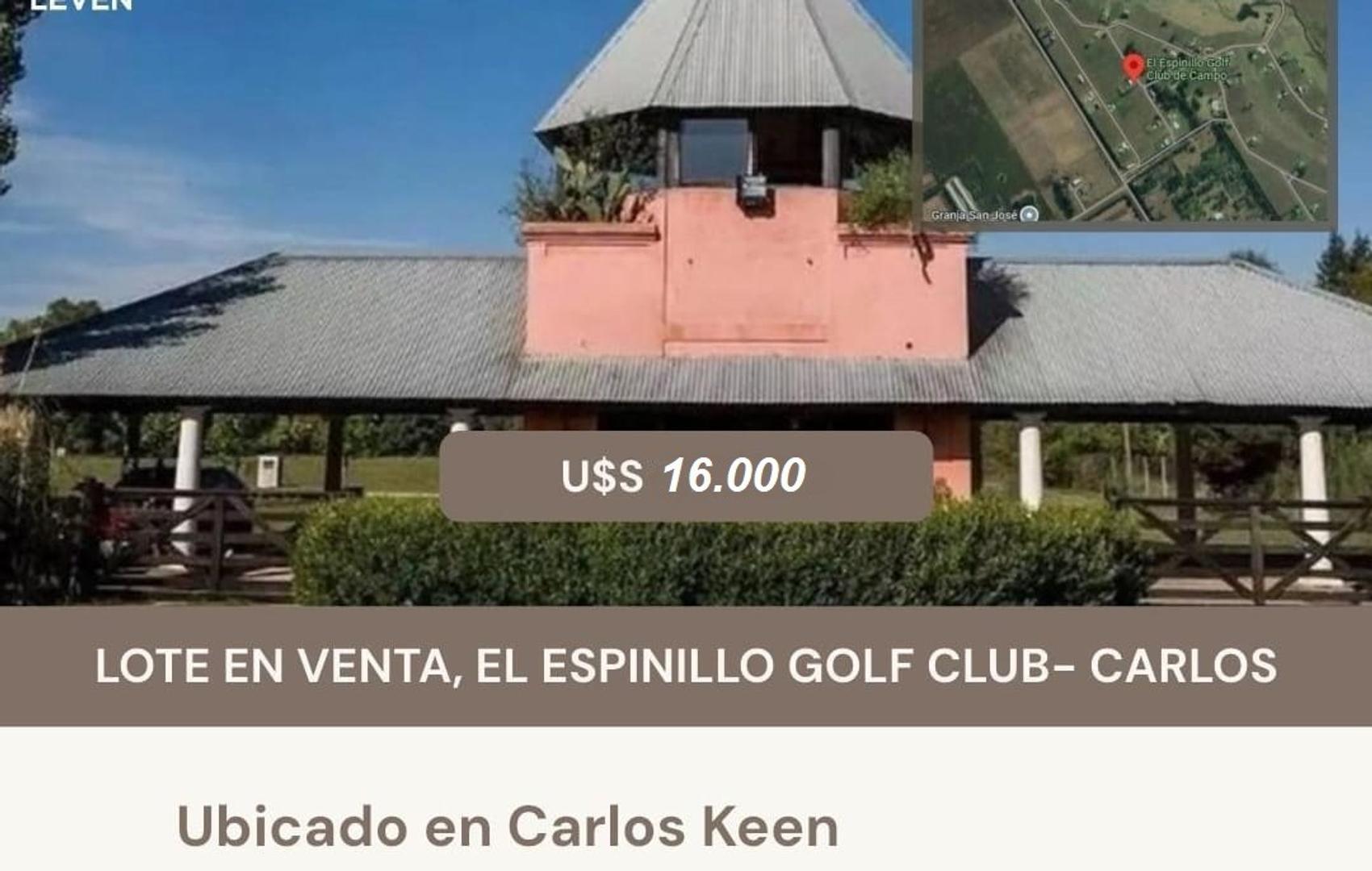 Excelente Lote en , Lujan, El Espinillo Golf. Buenos Aires
