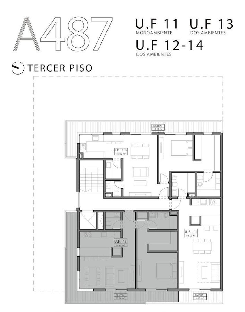 Departamento en Venta en Merlo, USD 61.000
