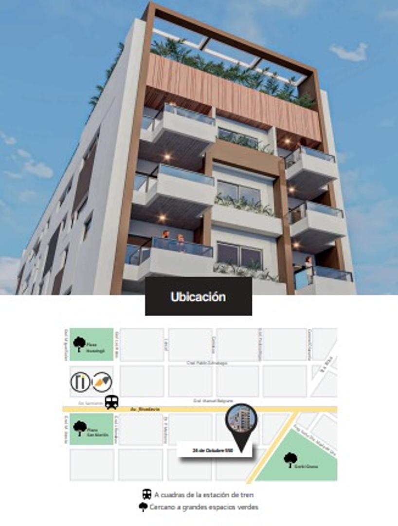 Departamento en Venta de 1 dormitorio