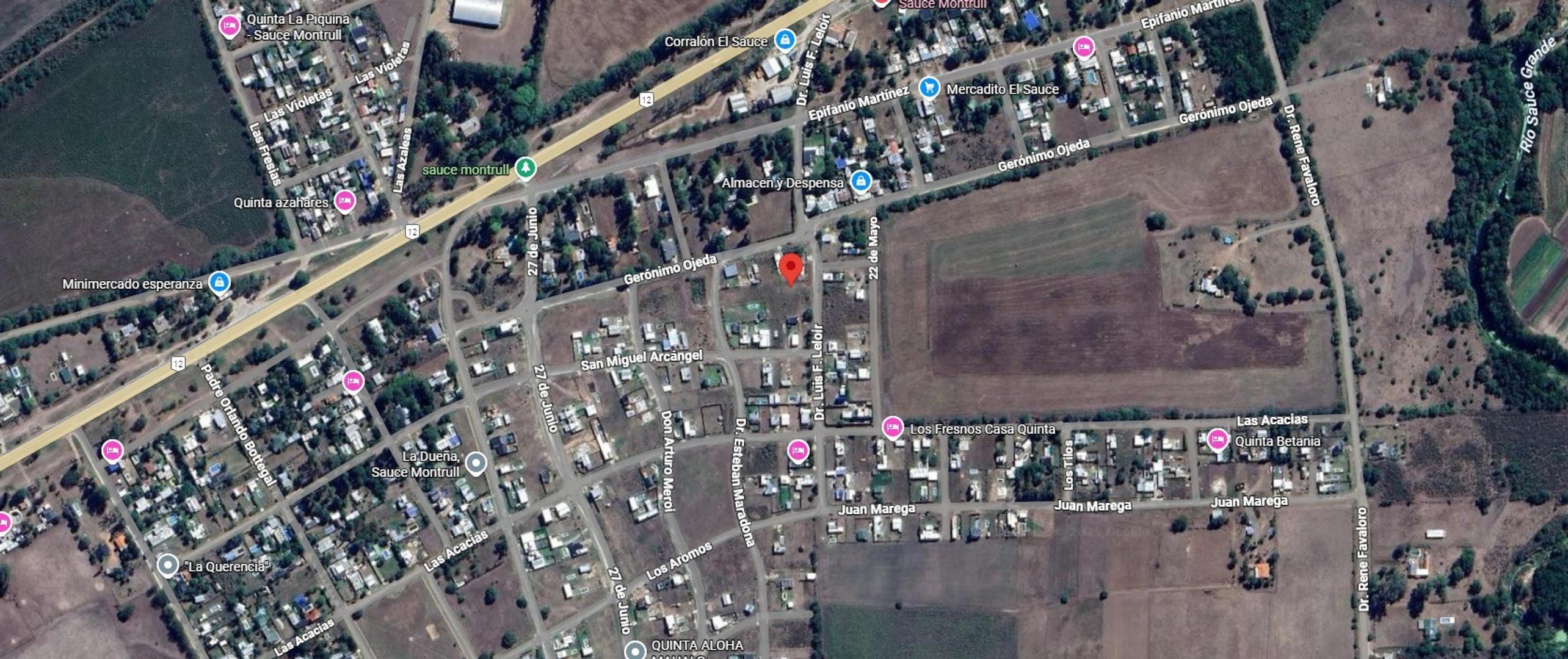 Lote En Venta Sauce Montrull
