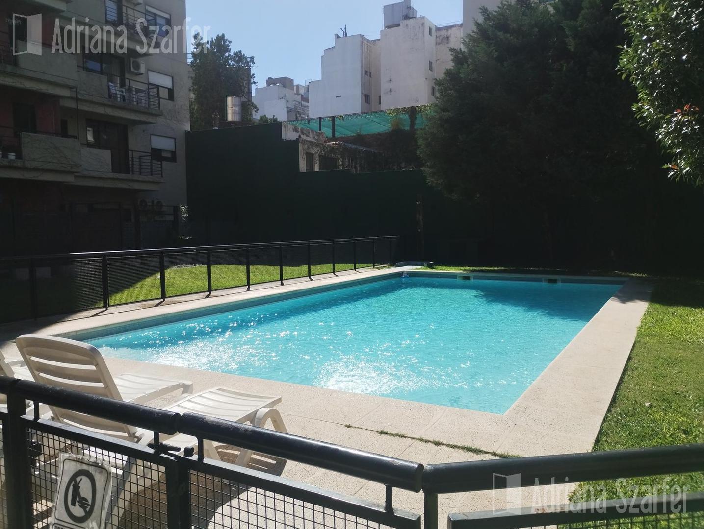 Departamento en Belgrano vista a jardín