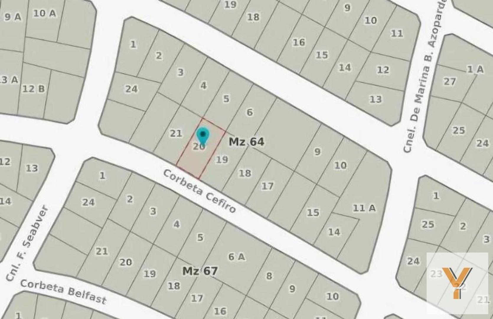 Terreno en Venta de 465,0 m2