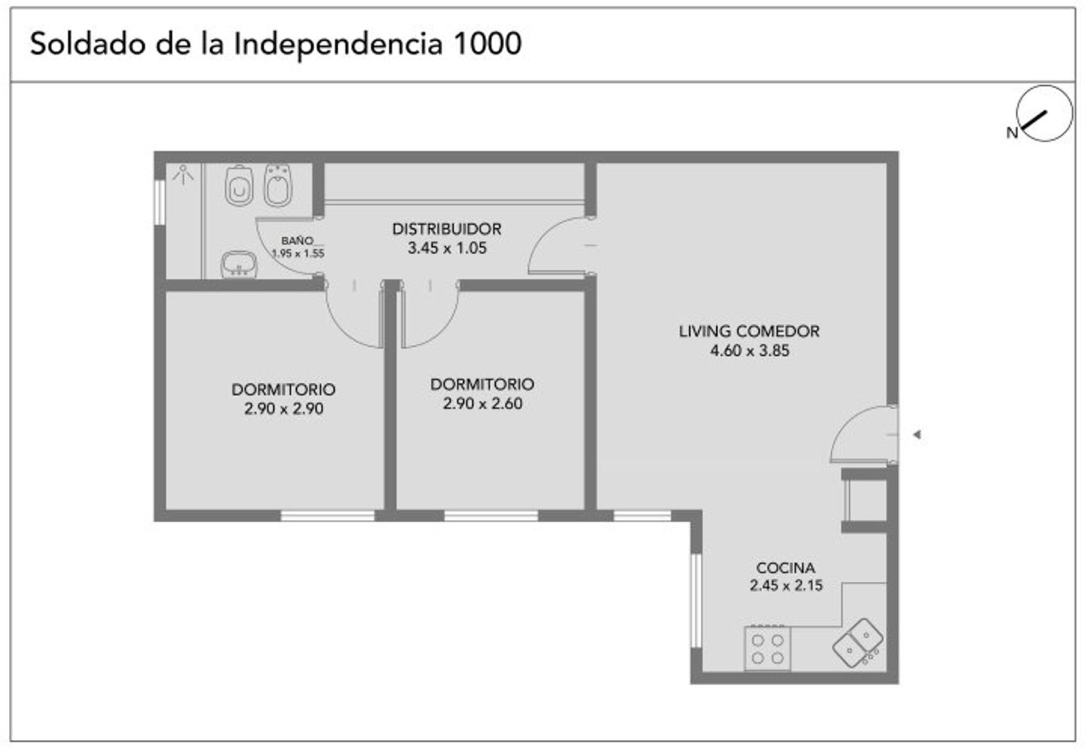 Soldado de la independencia 1000 , Piso 9