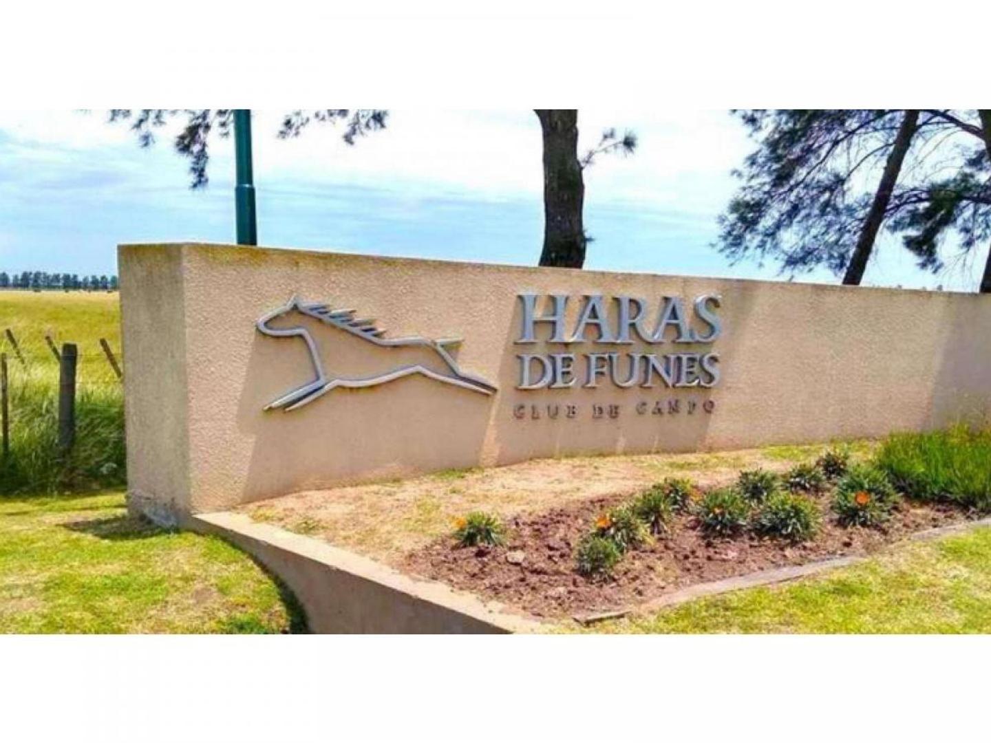 EXCELENTE LOTE DE ESQUINA EN VENTA EN HARAS DE FUNES,