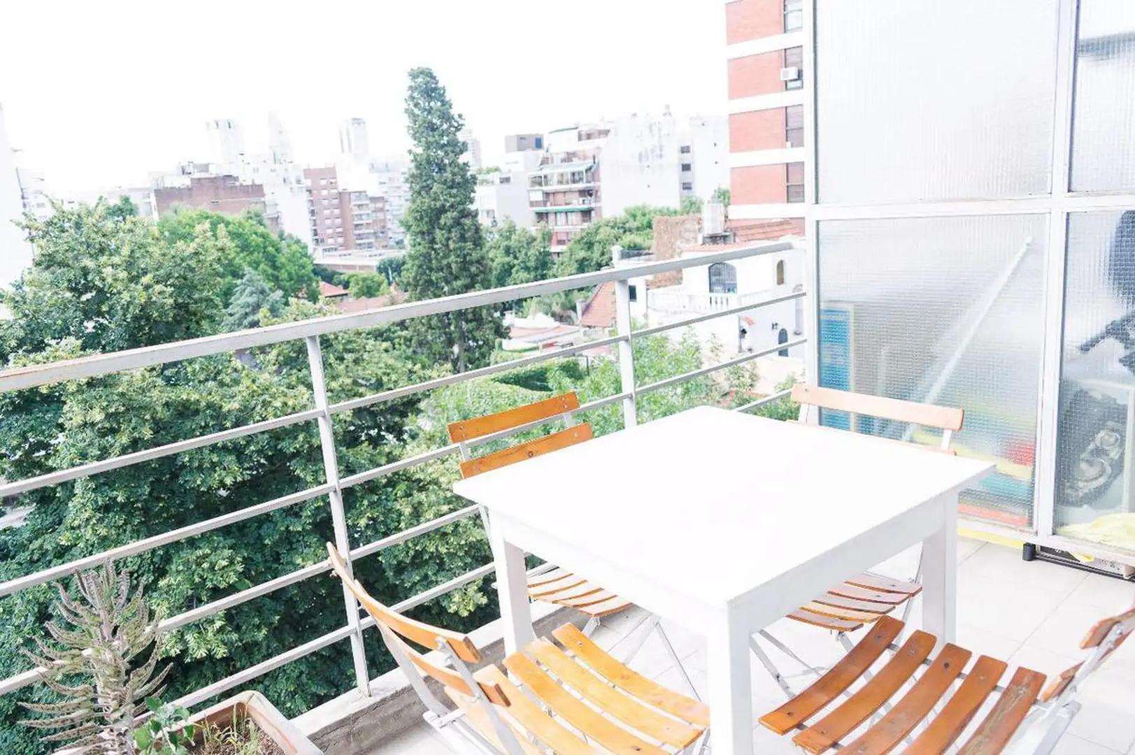 Departamento 2 ambientes con 2 baños