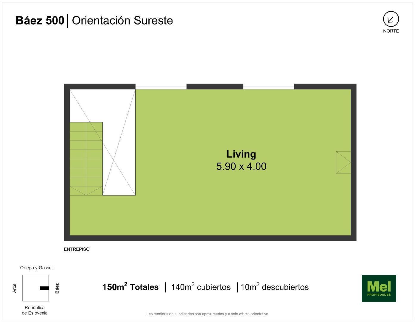 Depto Tipo Casa en Venta en Las Cañitas, USD 335.000