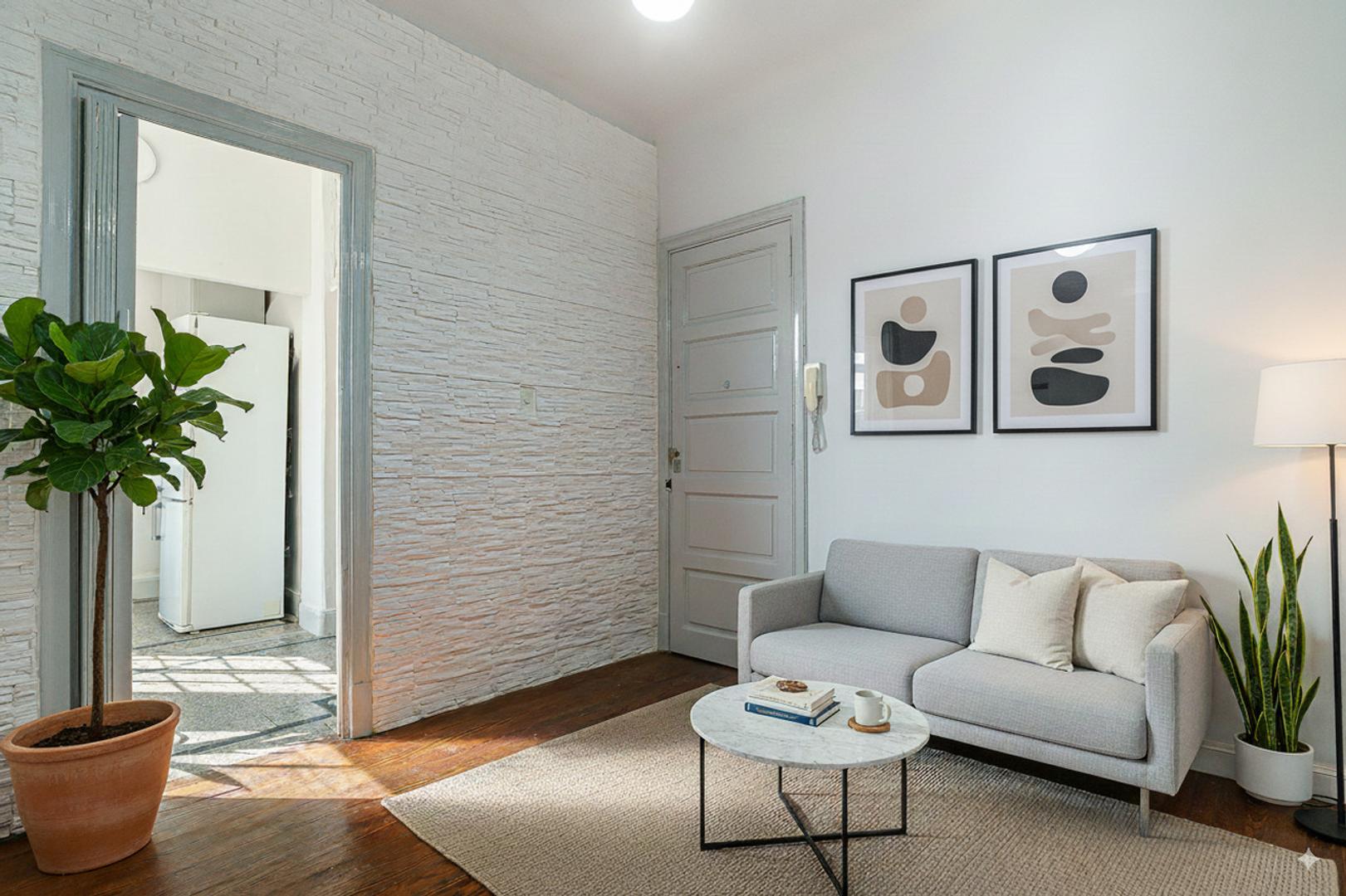 Departamento venta 3 ambientes con escritorio luminoso en San Nicolás