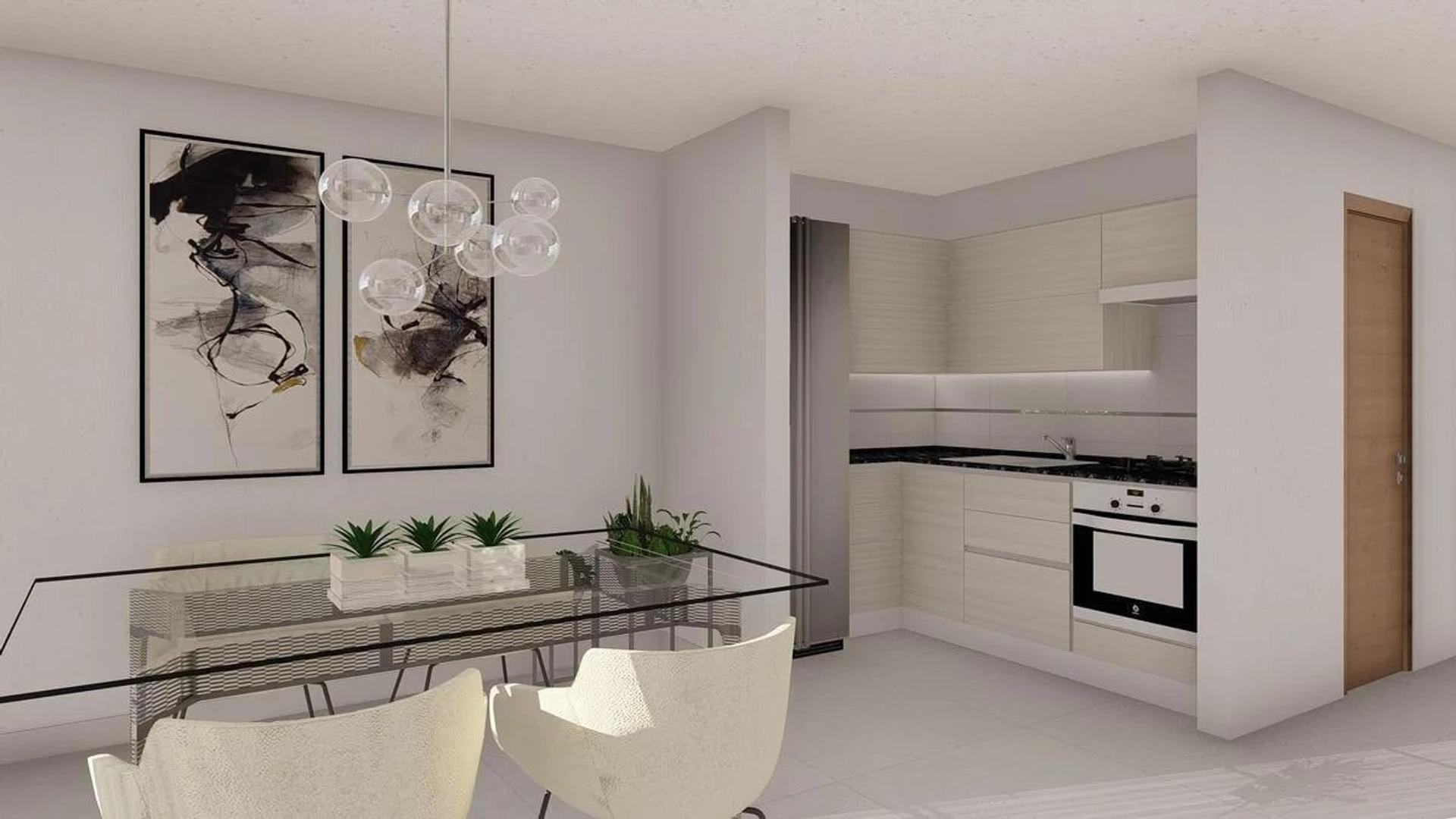 DEPARTAMENTO DE DOS AMB./ BALCON EN EMPREDIMIENTO PORDENONE1