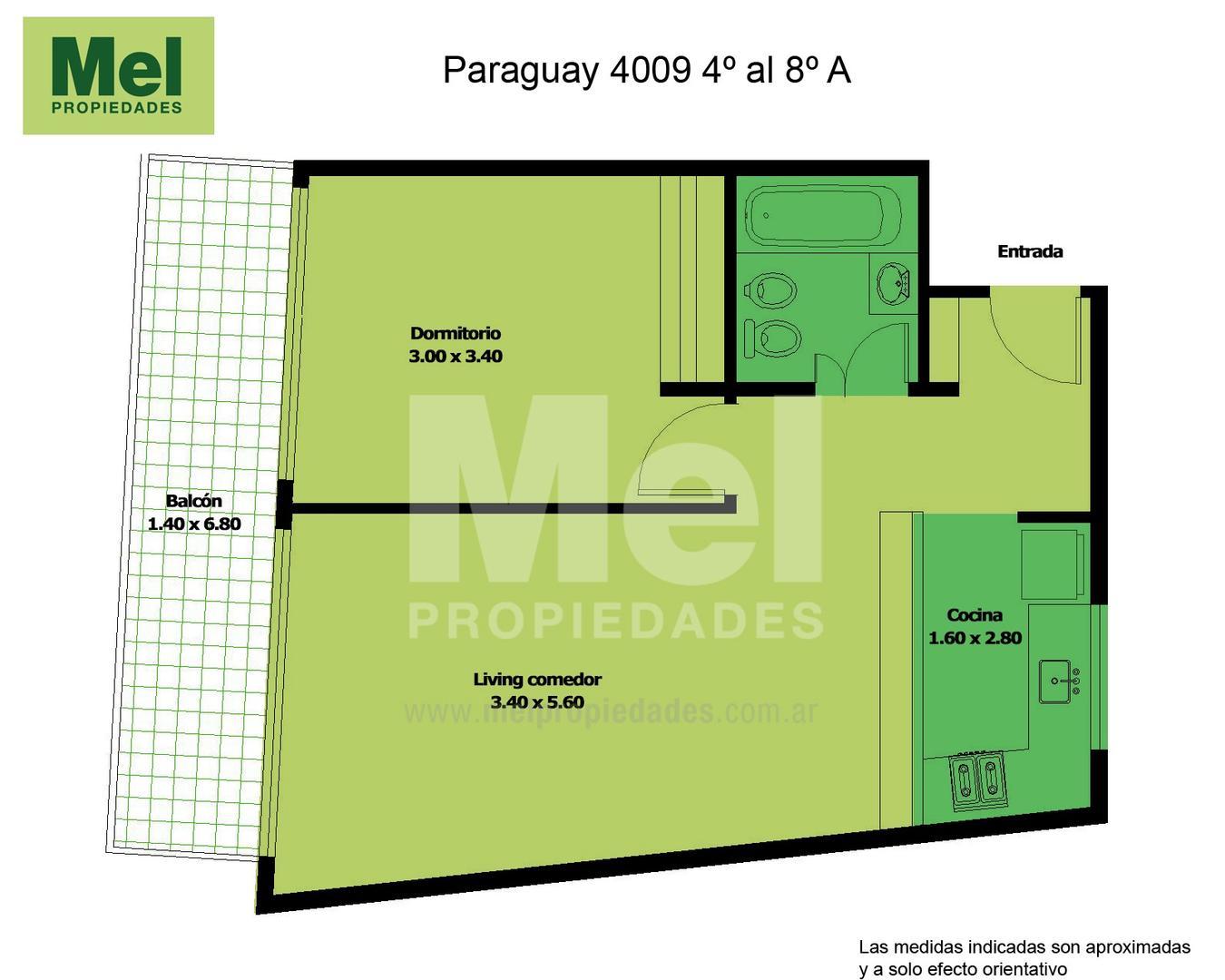 Paraguay 4000, Piso 4