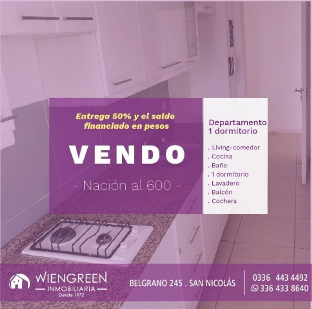 Vendo Departamento de 1 dormitorio