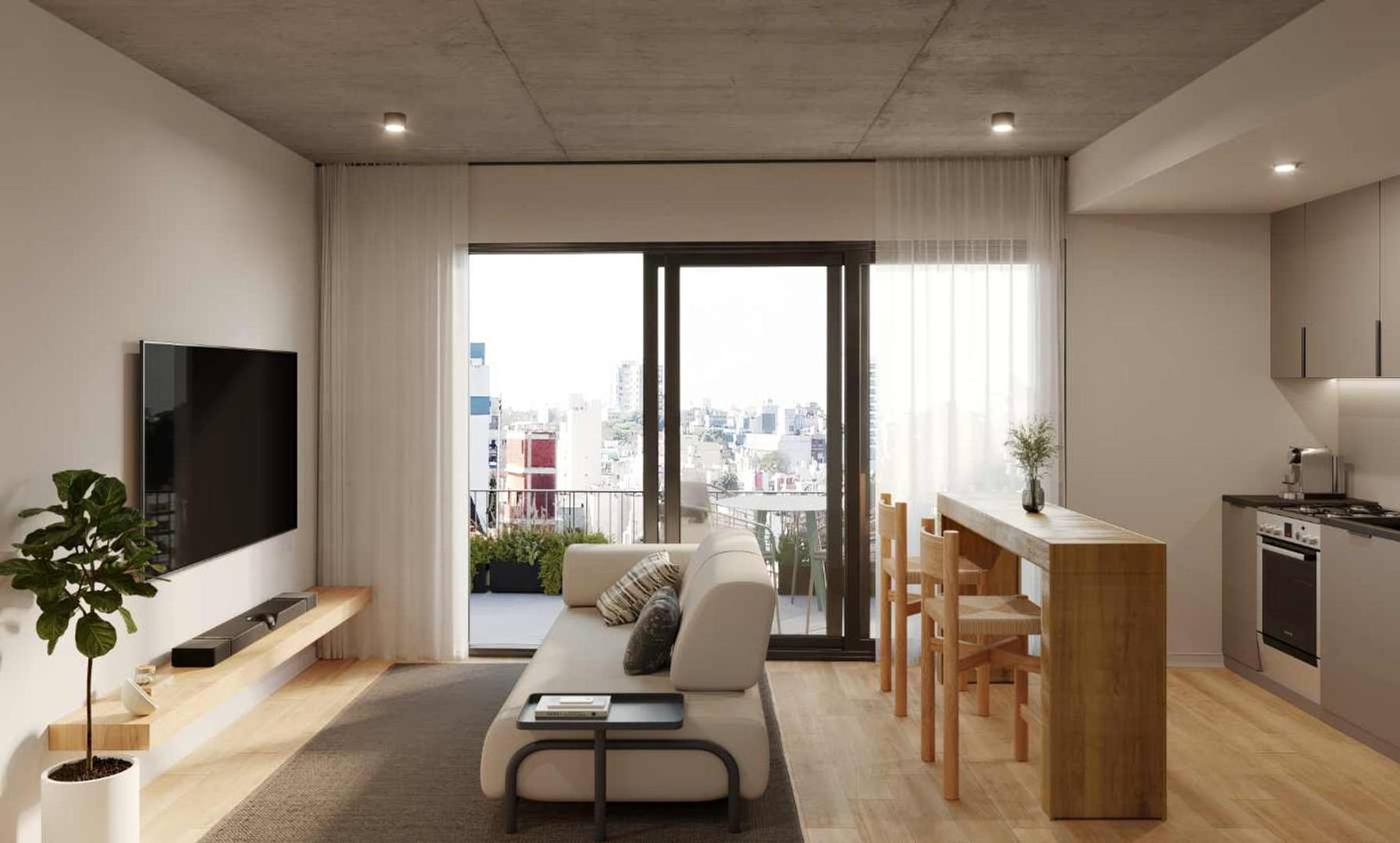 Departamento en Venta de 1 dormitorio