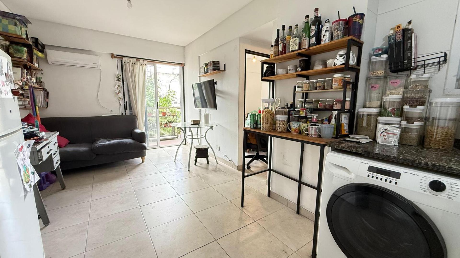 Departamento 2 ambientes con 1 baño