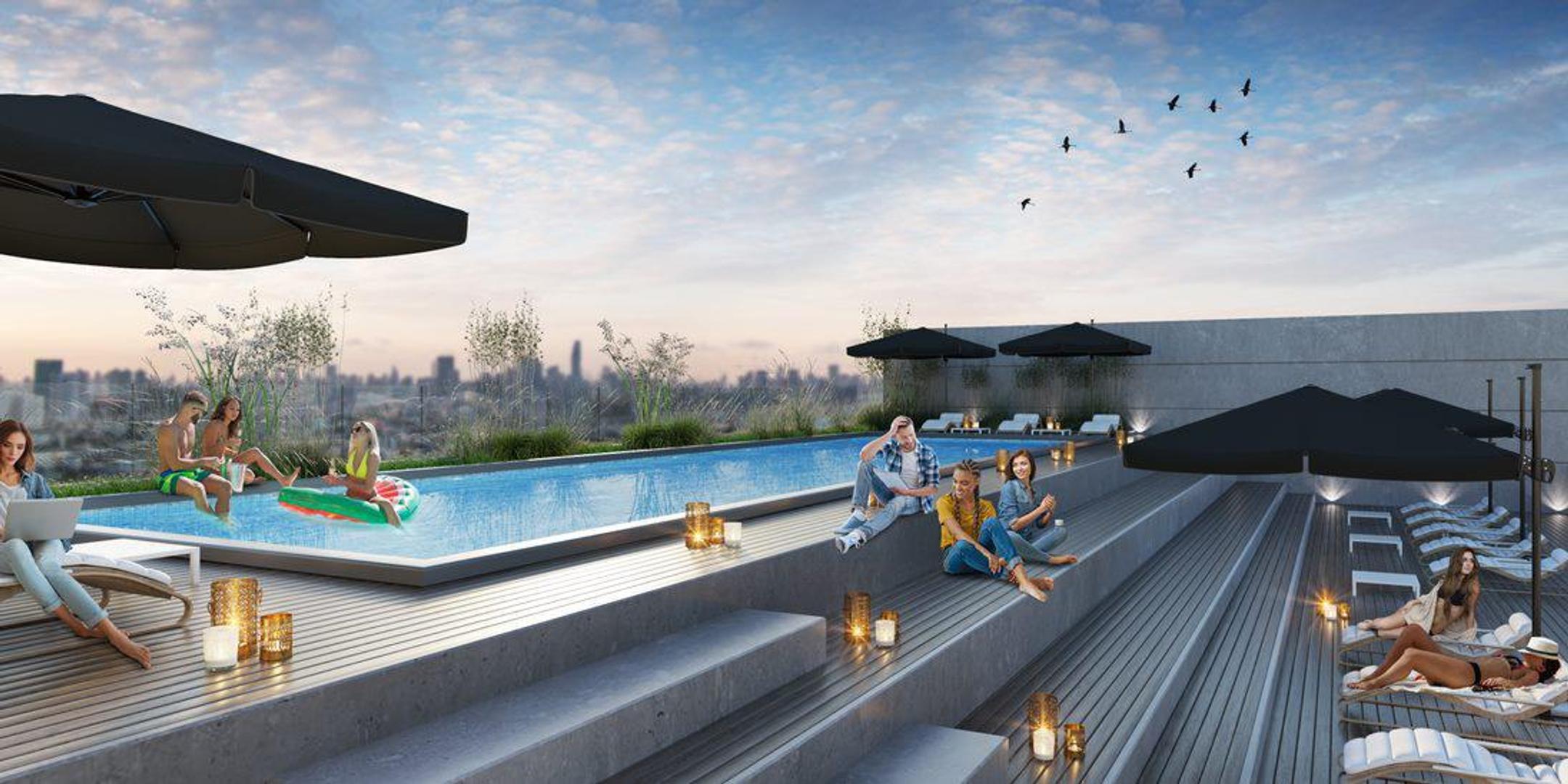 Departamento 2 ambientes con 1 baño