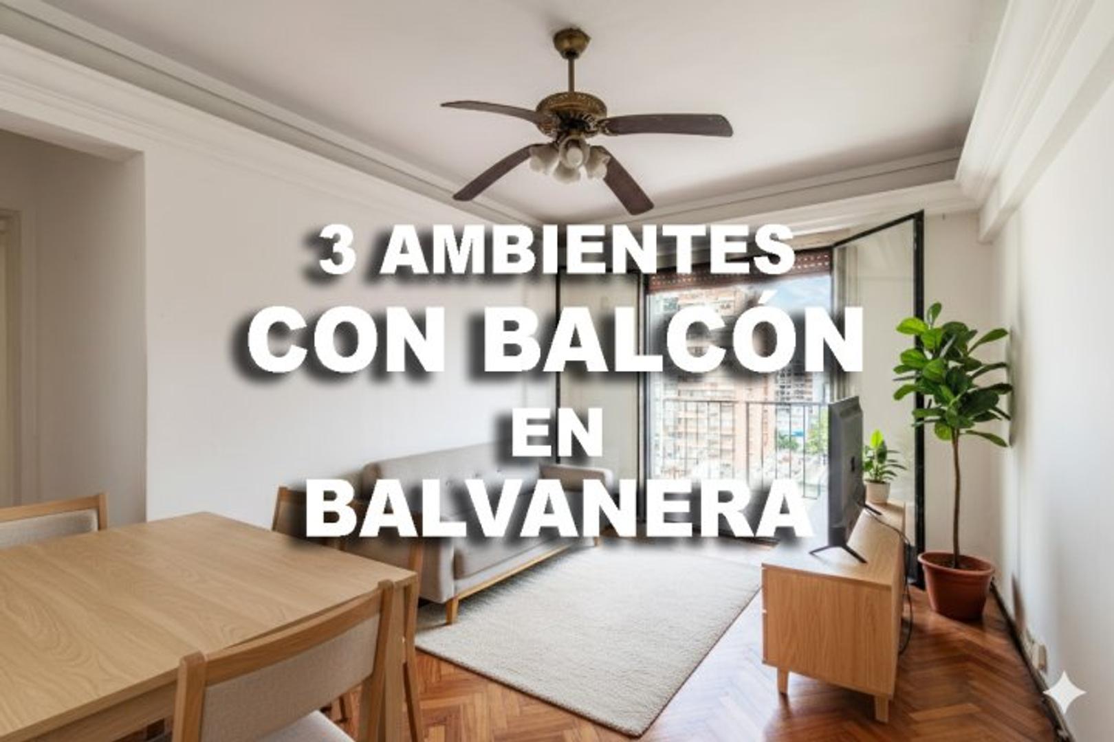 Departamento en Venta 3 Ambientes con Balcón en Balvanera