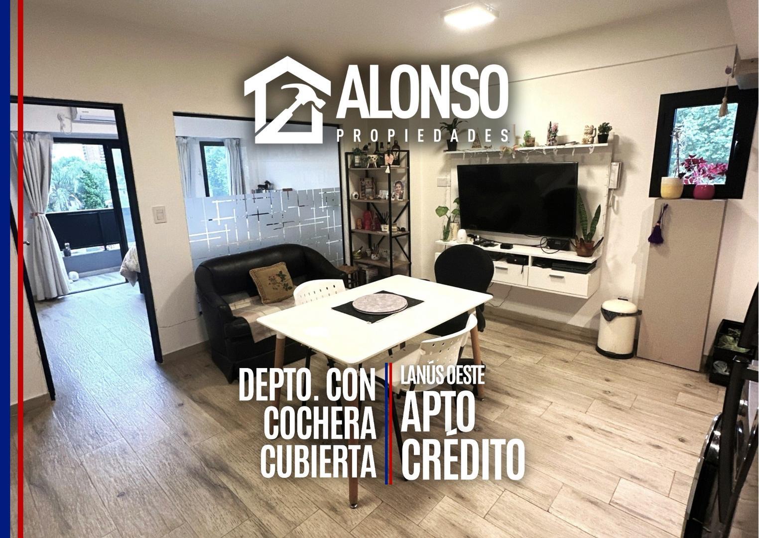 DEPARTAMENTO 2 AMBIENTES CON COCHERA CUBIERTA EN VENTA