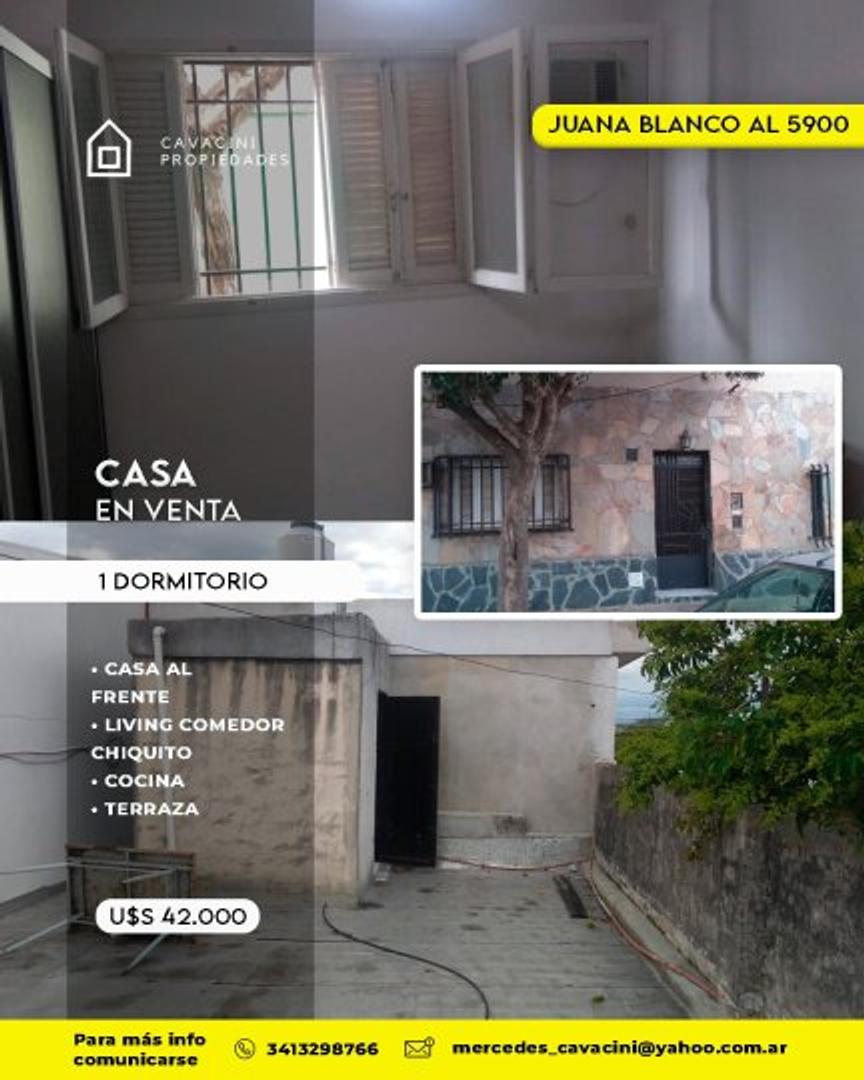 Casa al frente en zona sur