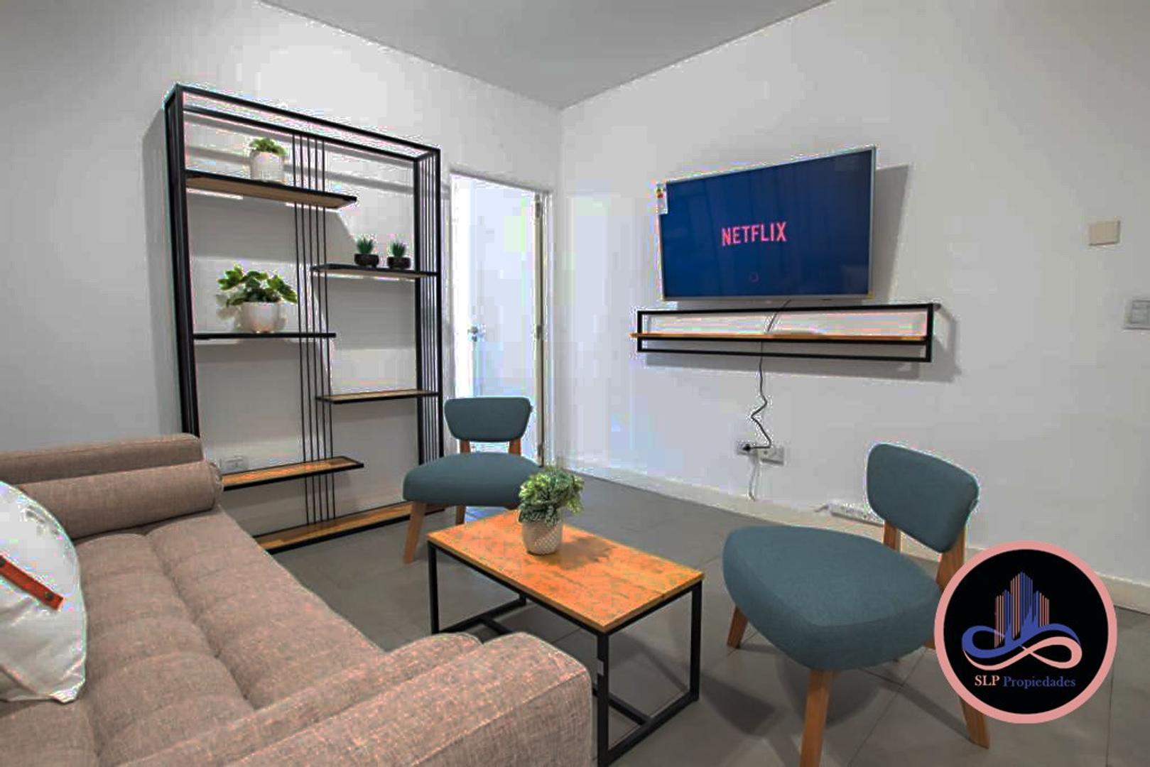 Departamento 2amb con coch/ y jardín Temporario  YA.