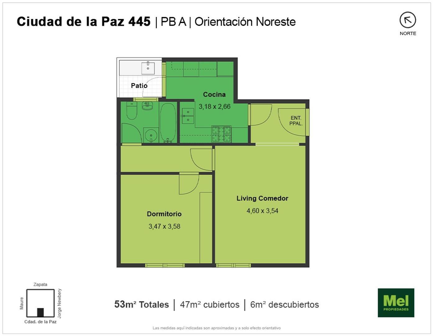 Ciudad De La Paz 400, Piso pb