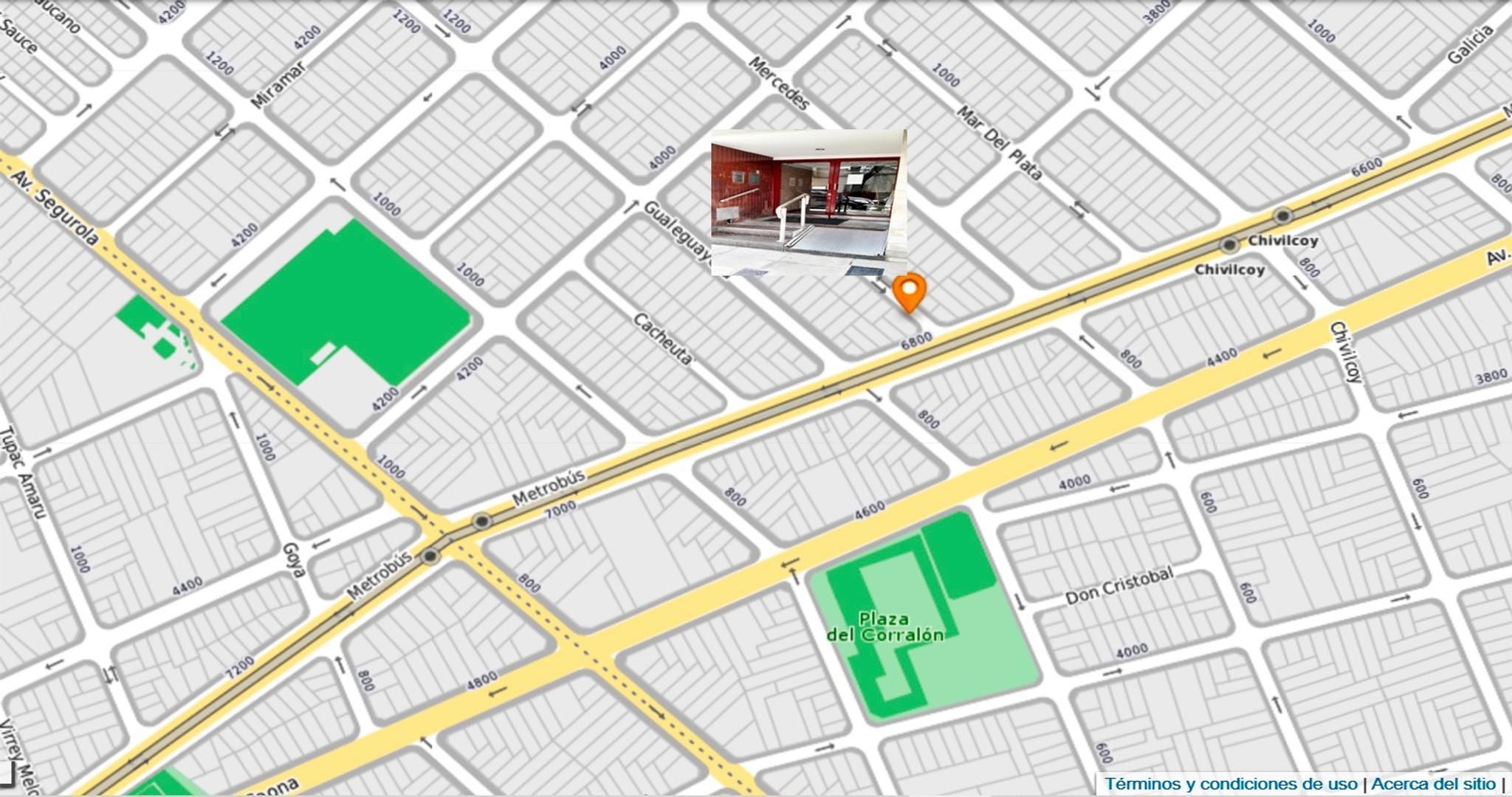 Monoamb. C/Balcón, 27M²T. Pehuajó 908 Cerca M.Bus Segurola