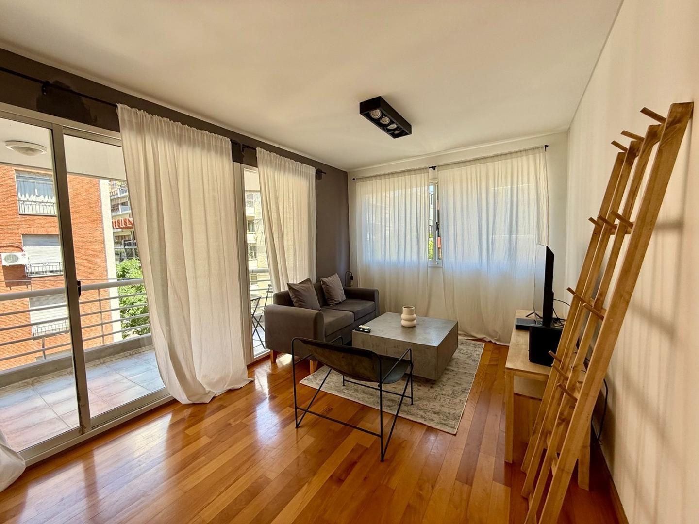 Departamento 3 ambientes amoblado y equipado