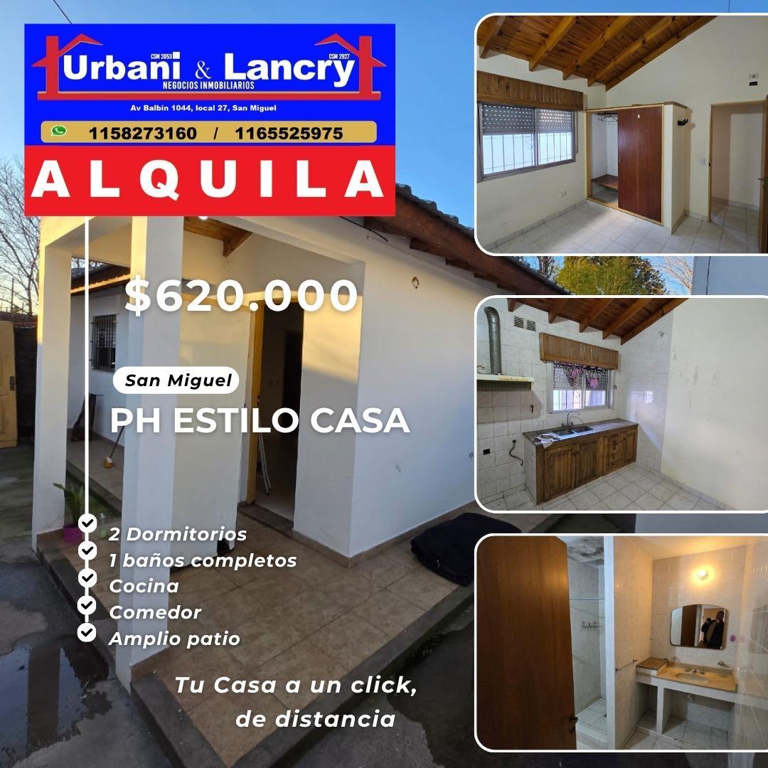 PH estilo casa en alquiler – San Miguel