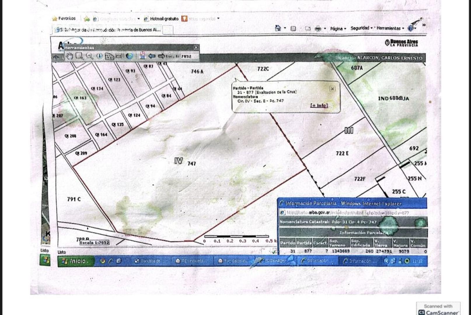 Santa Coloma, Partido de Exaltación de la Cruz