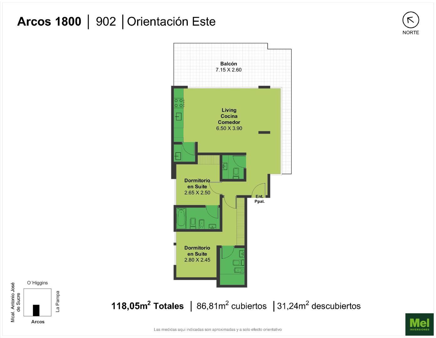Departamento en Venta de 2 dormitorios