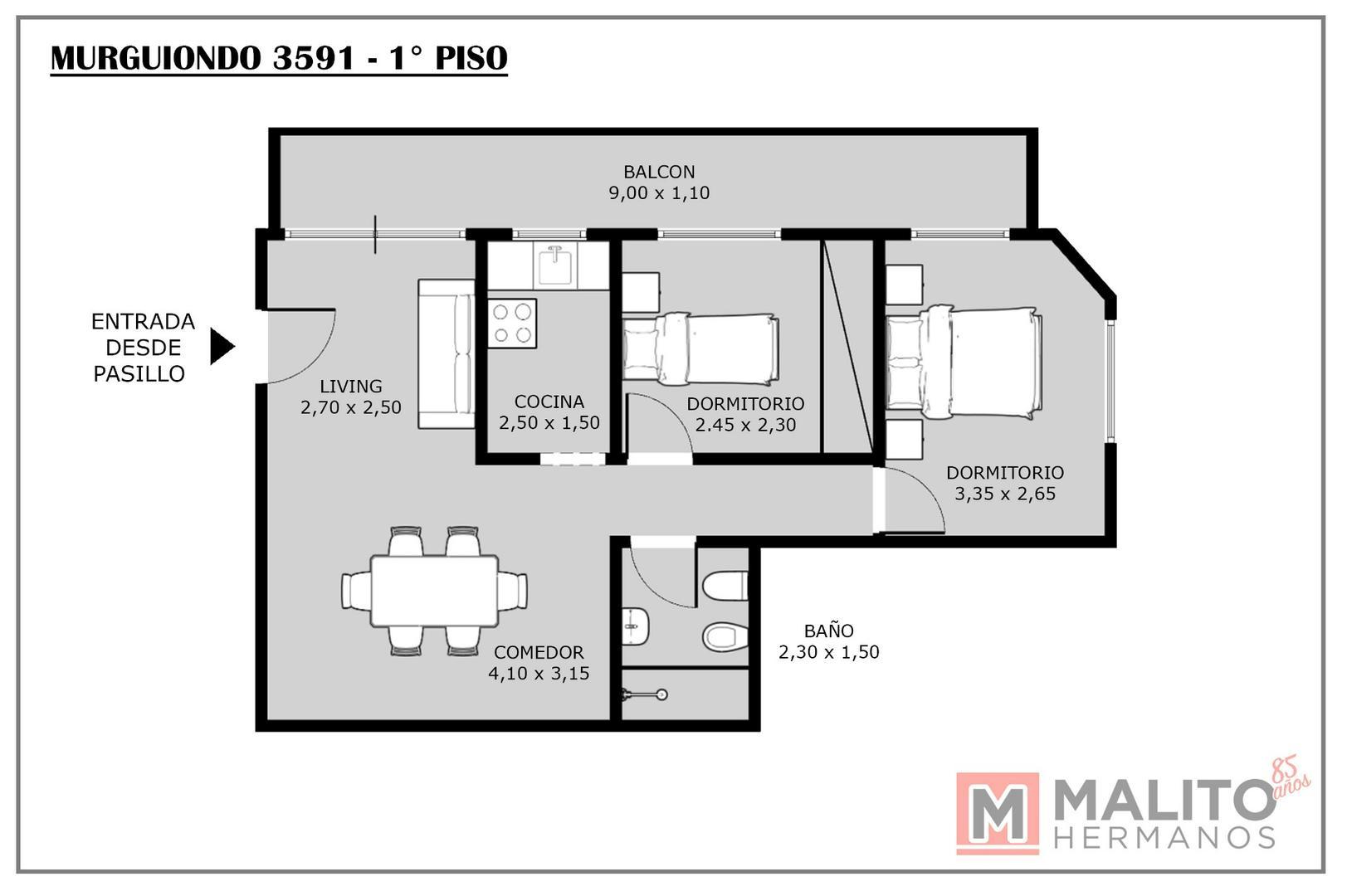 Murguiondo 3591 , Piso 1