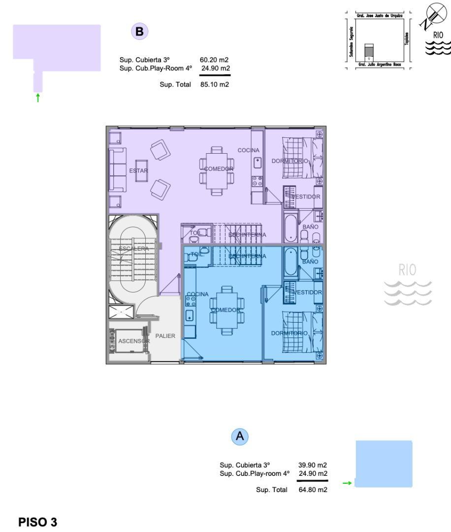Departamento en Venta de 1 dormitorio