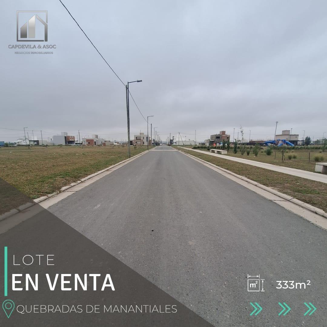 LOTE EN VENTA - QUEBRADAS DE MANANTIALES