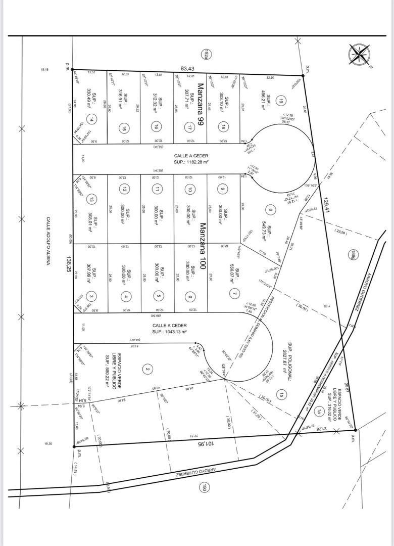 Terreno en Venta en De La Garma, USD 17.000
