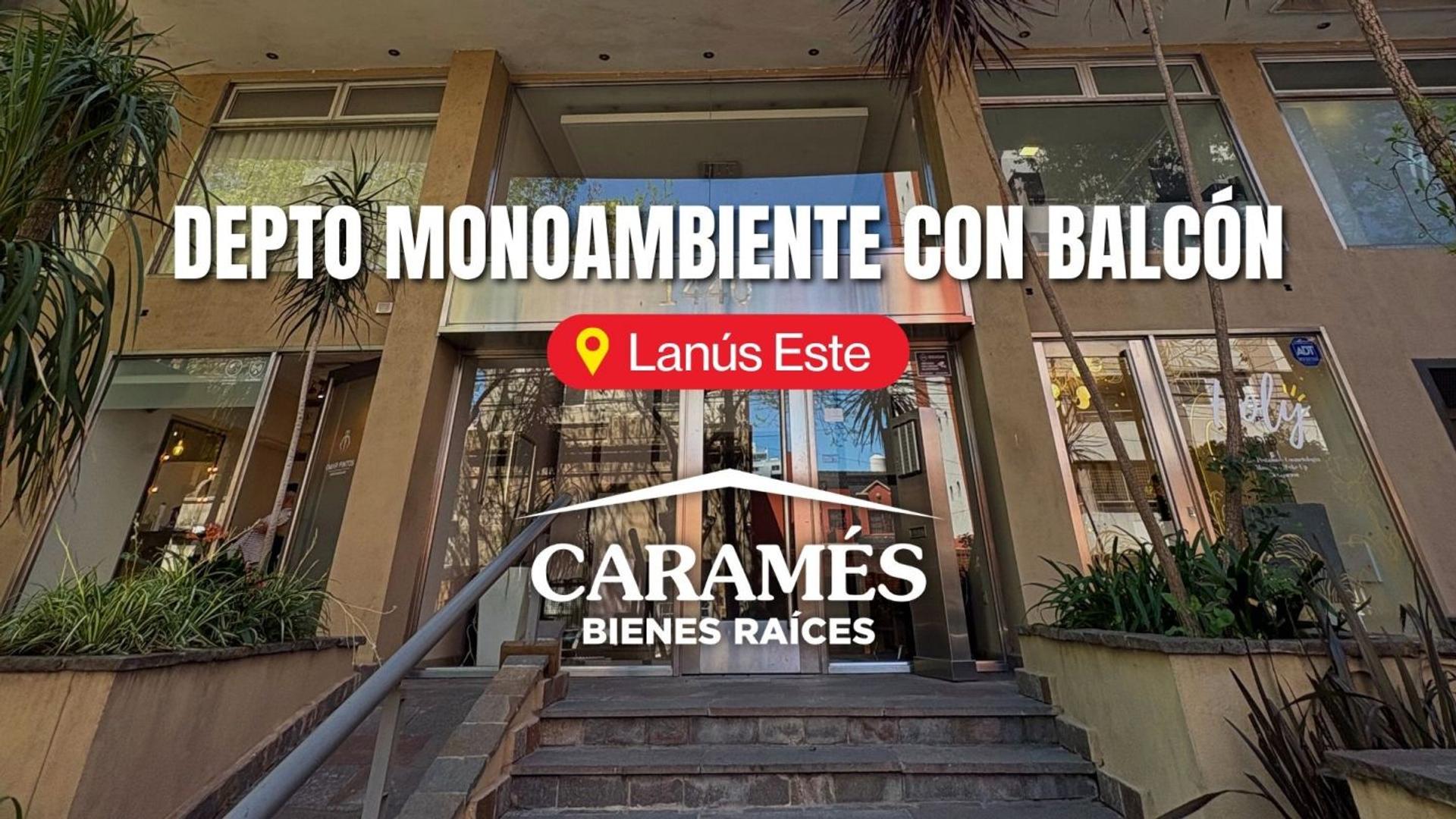 Monoambiente con balcón en pleno lanus este. Pocas expensas