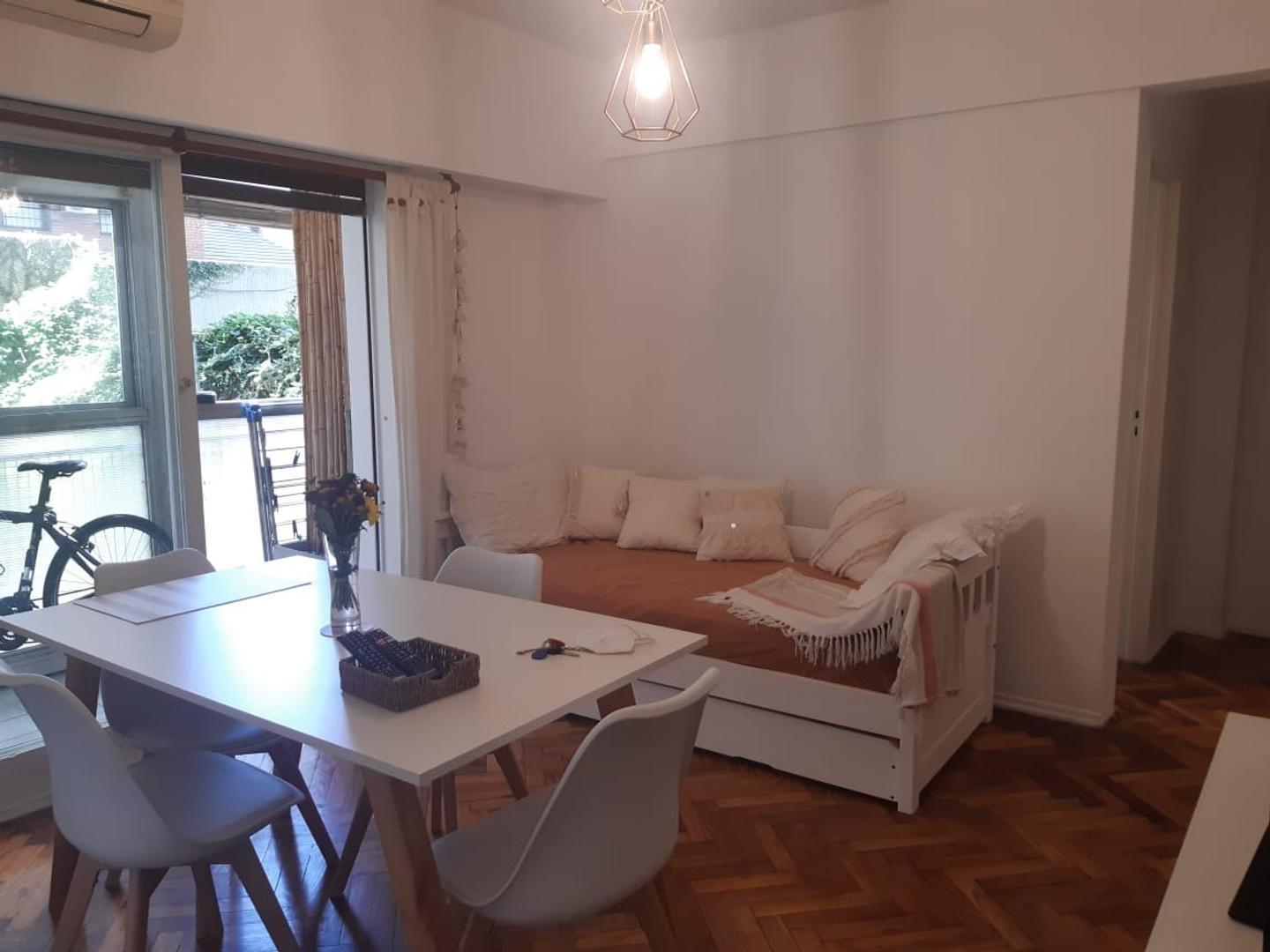 Departamento 2 amb. luminoso y silencioso c/ balcón