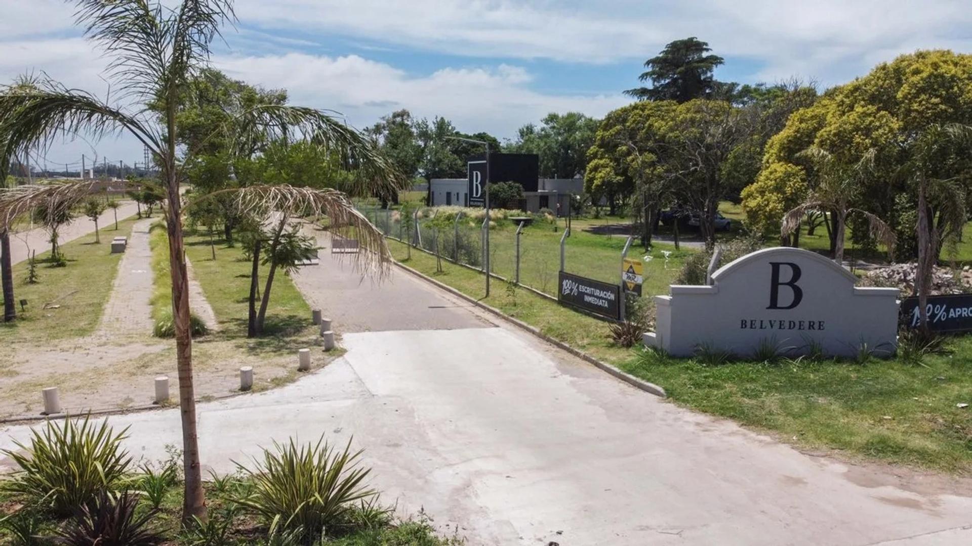 VENTA TERRENO - BELVEDERE  Barrio abierto.